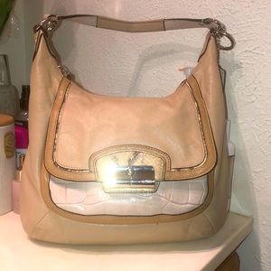 Coach Kristen hobo leather bag